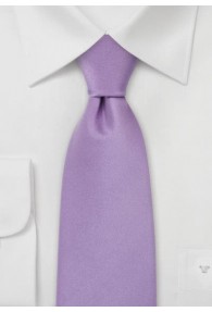 Einfarbige Krawatte flieder