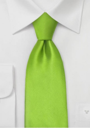 XXL-Krawatte helles frisches Grün