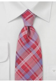 Krawatte Streifendesign rot blau