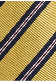 Klassische Regiments-Krawatte in Curry