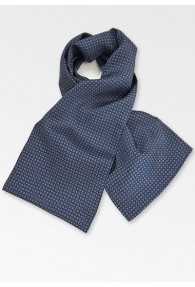 Krawattenschal dunkelblau Embleme