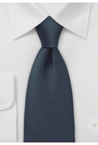 Krawatte dunkelblau Seide Ripsstruktur