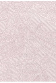 Set Krawatte und Ziertuch Paisley-Muster blush-rosa