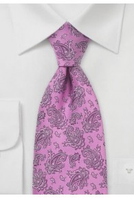 Krawatte Paisleys rose
