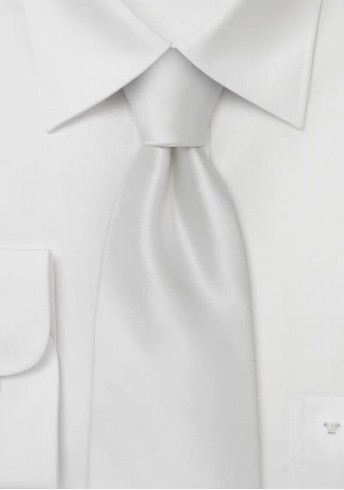 Feinste Krawatte für Kinder in weiß