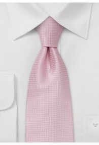 Lange Krawatte rosé strukturiert