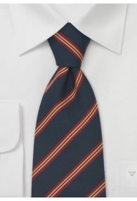 Clip-Krawatte peacoat-blau