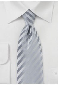 Chamonix XXL-Krawatte silberfarben