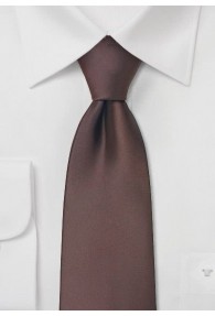 Moulins Clip-Krawatte in mocca
