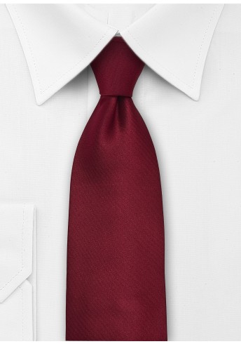 Clip-Krawatte Sherryrot