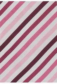 XXL-Krawatte Streifen rosa