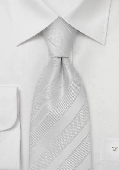 Laval weiße Krawatte