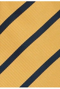 Krawatte Streifen blau gelb