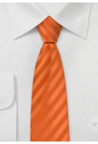 Krawatte orange schmal