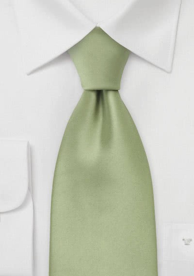 Krawatte hellgrün einfarbig