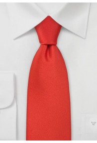 Unifarbene Krawatte hellrot