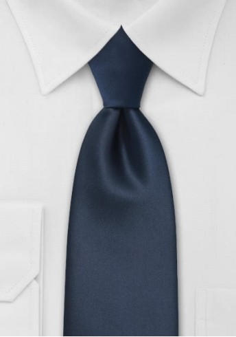 Clip-Krawatte in navy
