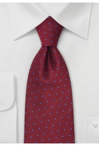 bordeauxfarbene Kinder-Krawatte