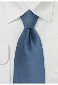 Clip-Krawatte in mittelblau