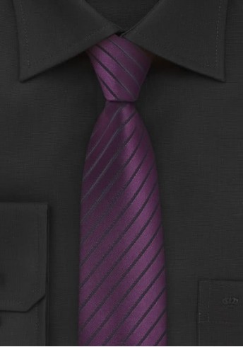 Violette Schmale Krawatte Violette Schmale Krawatte