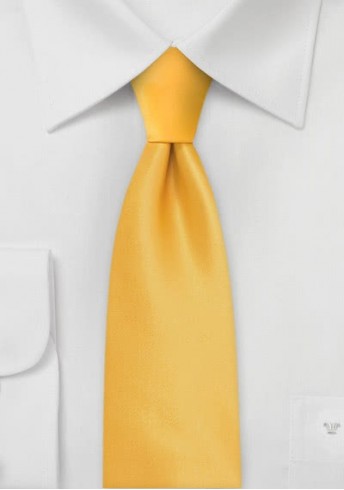 Krawatte gelb schmal