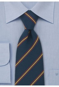 Atkinsons Designer-Krawatte marineblau rot gelb