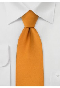 XXL-Krawatte orange einfarbig