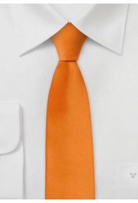 Schmale Krawatte helles orange