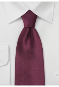 Lange Krawatte dunkles bordeaux