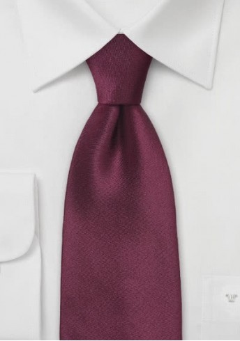 Clip-Krawatte dunkles bordeaux