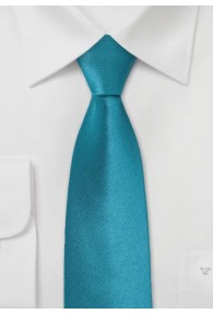 Schmale Krawatte türkis