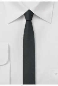 Krawatte extra schlank schwarz