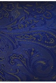 XXL-Krawatte Paisley-Muster nachtblau