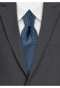 Krawatte hellblau navy im Retro-Look