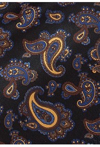 Krawattenschal/Tuchschal in schwarz mit Paisleymuster