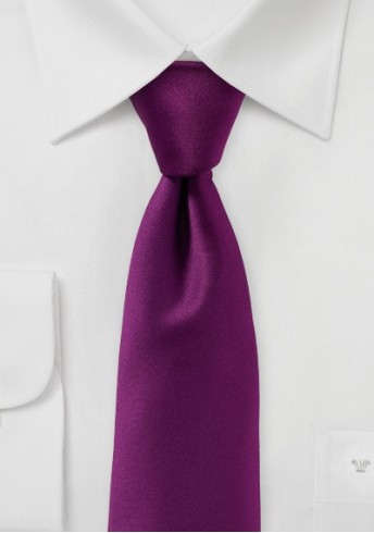 Stylische Krawatte monochrom violett Stylische Krawatte monochrom violett