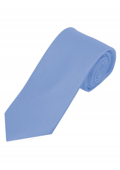 Schmale Krawatte monochrom hellblau