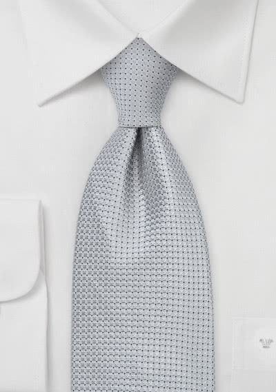 Krawatte Silber