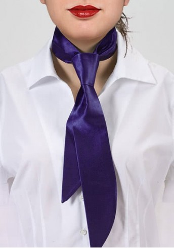 Krawatte für Damen Limoges Violett