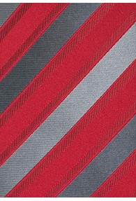 Kinder-Krawatte rot grau