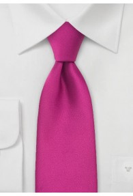 Clip- Krawatte in magenta