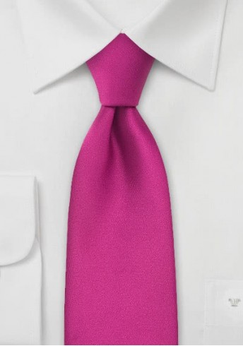 Clip- Krawatte in magenta Clip- Krawatte in magenta