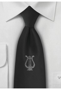 Krawatte Lyra schwarz