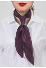 Damen-Servicekrawatte lila Poly-Faser