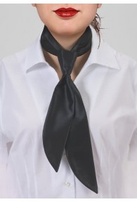 Damenkrawatte navy Kunstfaser