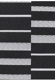 Schmale Trend-Krawatte asphaltschwarz Streifen-Dessin
