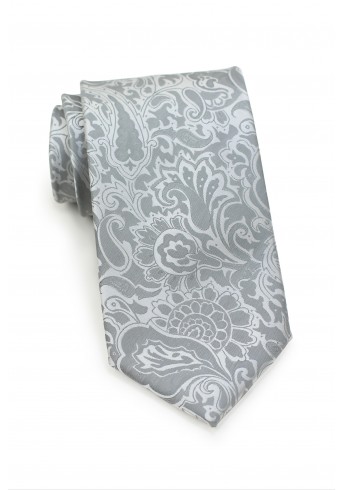 silber im Krawatte Paisley-Look Markante