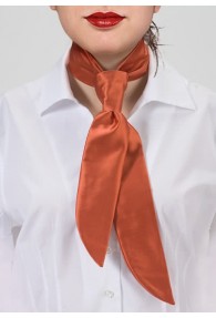 Krawatte für Damen tonrot unifarben