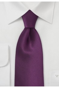Krawatte einfarbig violett