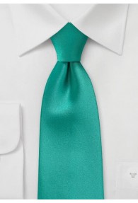 Krawatte monochrom türkis